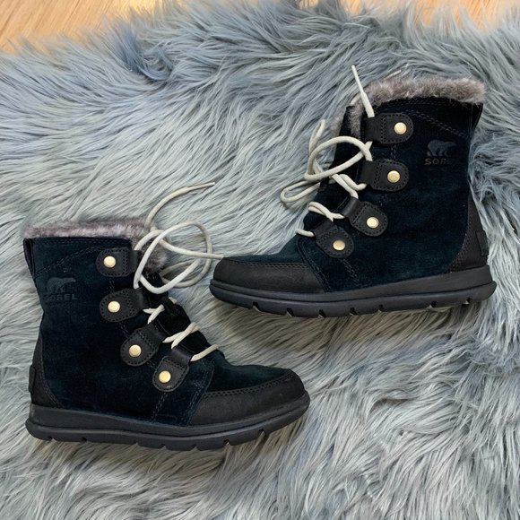 NWOT SOREL Explorer Joan Boot, Black Size 5 - Warm & Cozy! - Picture 3 of 15
